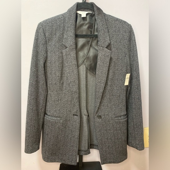 Old Navy Blazer - Women's Medium - Gray - Two Button - Career Wear - Oversized - Picture 2 of 4